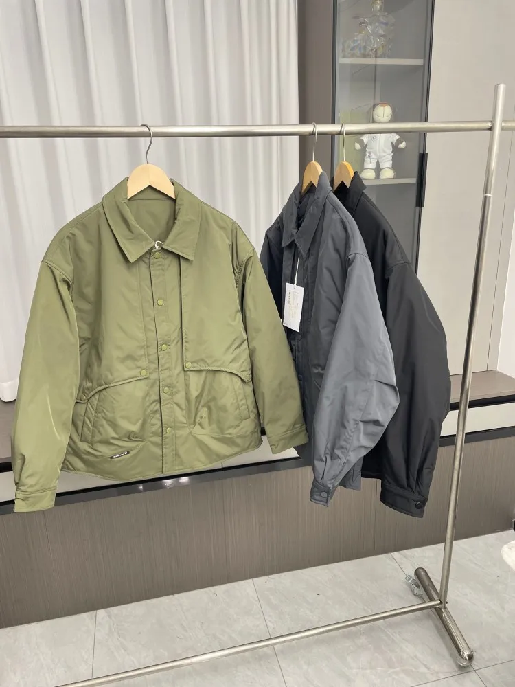 

Мужская легкая хлопковая куртка для активного отдыха с теплым воротником, осенне-зимняя, модная, утепленная, молодежная, стандартной длины