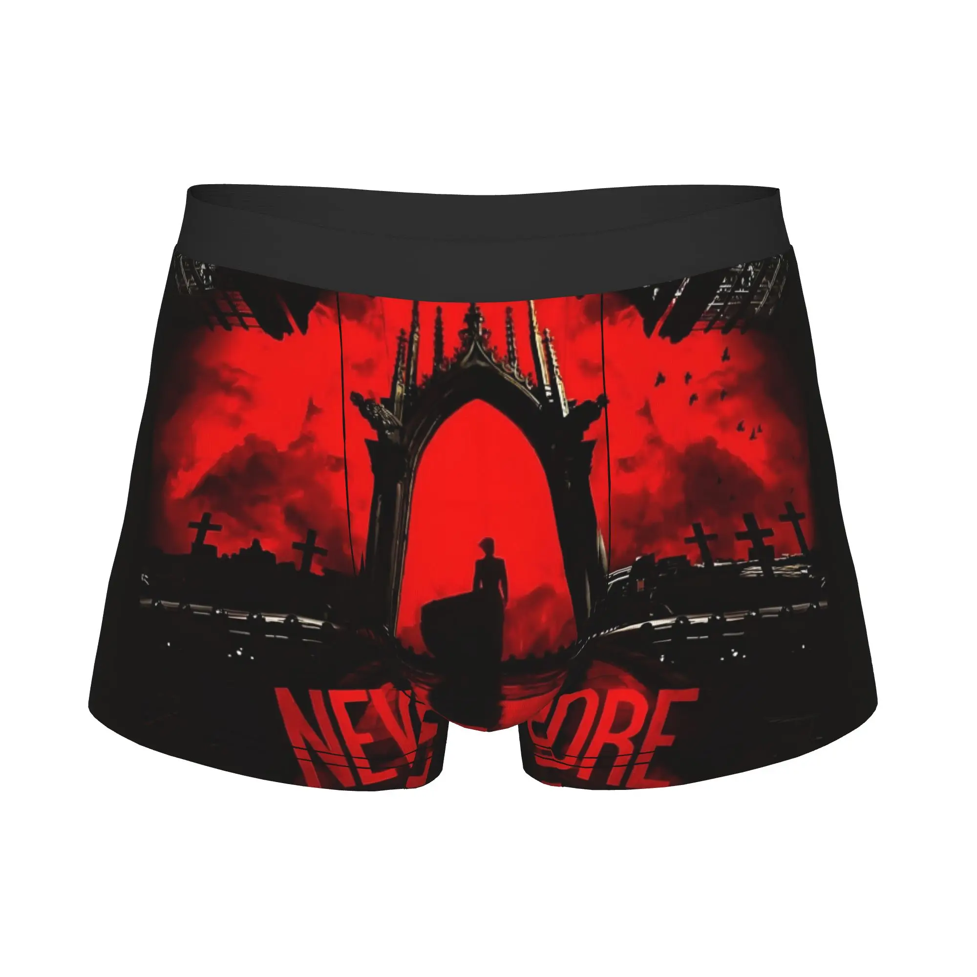 Fashion Dark Mylene Farmer  Boxers Shorts Panties Men's Underpants Stretch French Singer Briefs Underwear