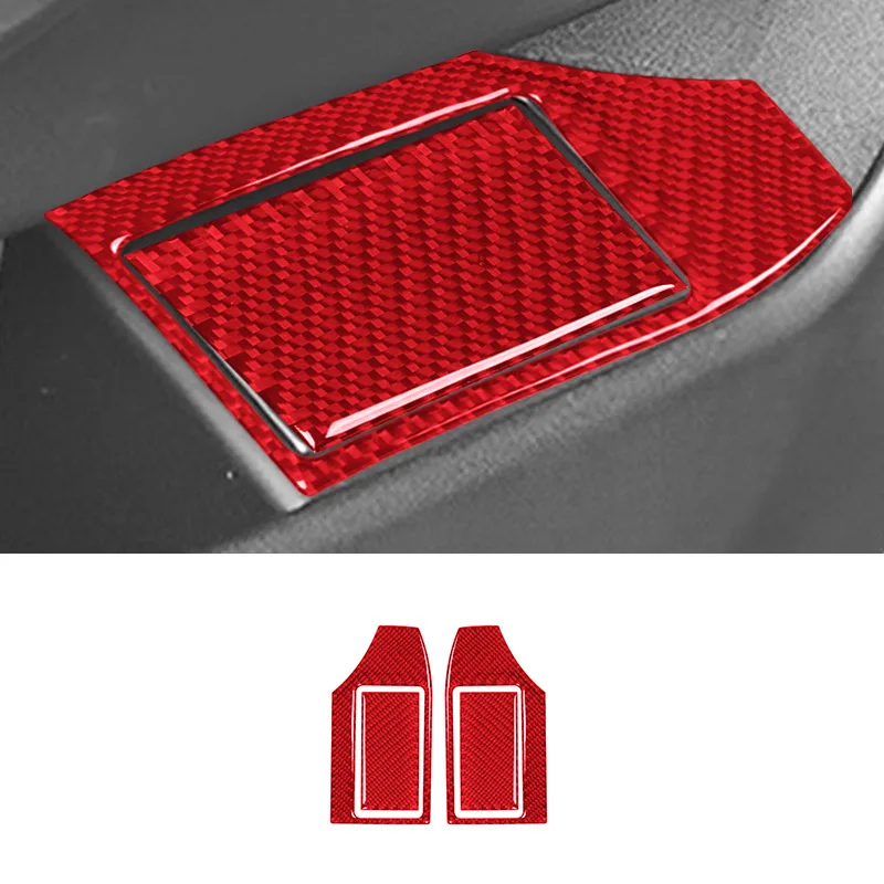 For BMW 98-03 5 Series E39 Carbon Fiber Interior Modification Parts Rear Door Ashtray Cover Decorative Sticker