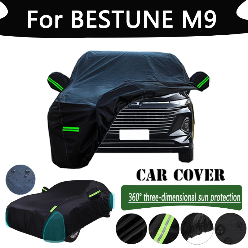 

For BESTUNE M9 Outdoor Protection Full Car Cover Snow Covers Rainwater Sunshine Dustproof Scratches Car Cover