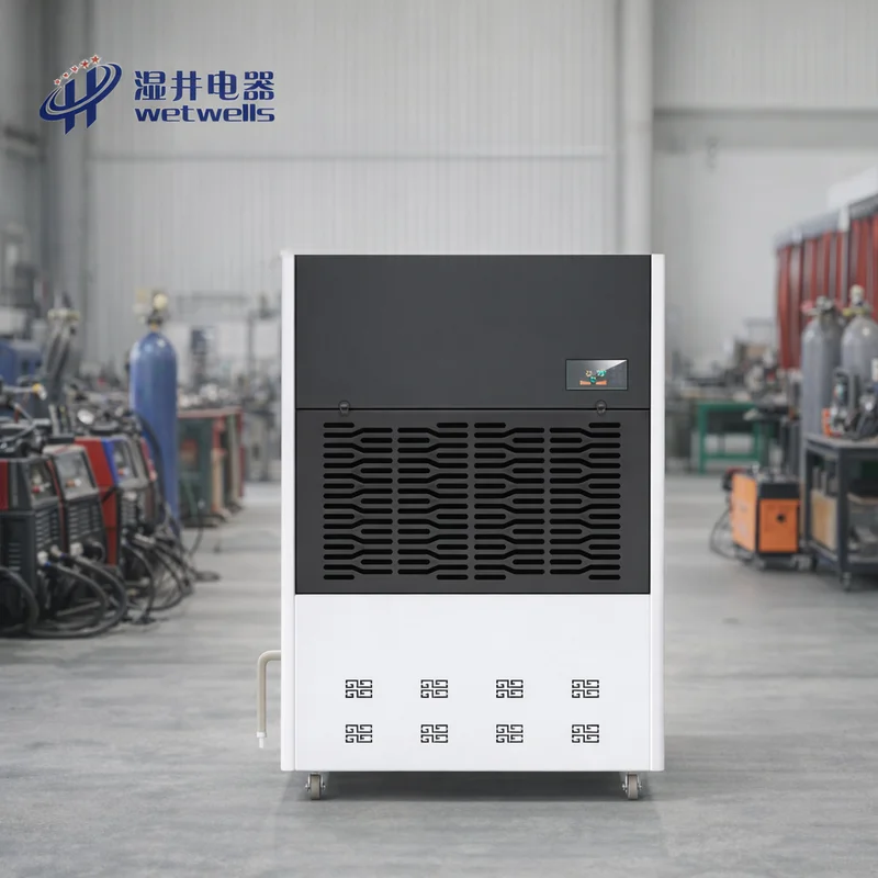 

WETWELLS New Electric Industrial Grade Portable High Temperature Dehumidifier 380L/D Capacity 380V R22 Refrigerant 1-Year