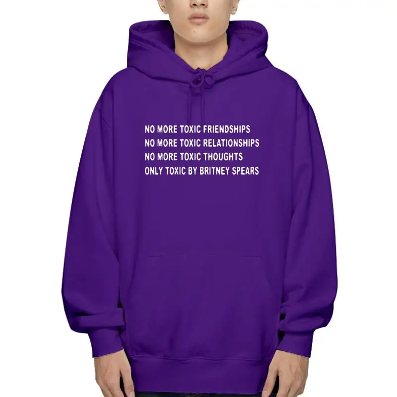 

2022 Fashion Men Outerwear No more toxic friendships no more toxic relationships Sweatshirt Hoody