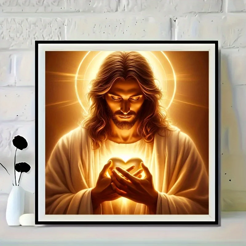 

500/1024PCS Paper Jigsaw Puzzle Holy Light Jesus DIY Assembly Home Art Religious Home Decoration Ideal Christian Gift