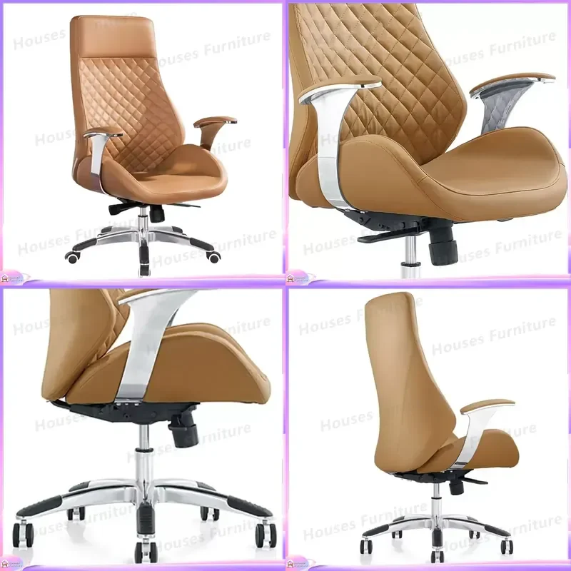 210 Modern Ergonomic High Back Office Chair Swivel Executive Boss Seat with Lift Function for Home Office Gaming Meeting