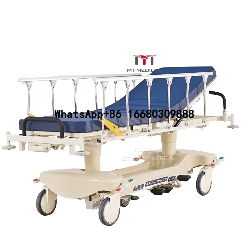 

Multifunctional Emergency Transportation Patient Stretcher Hospital Medical Transport Trolley Bed