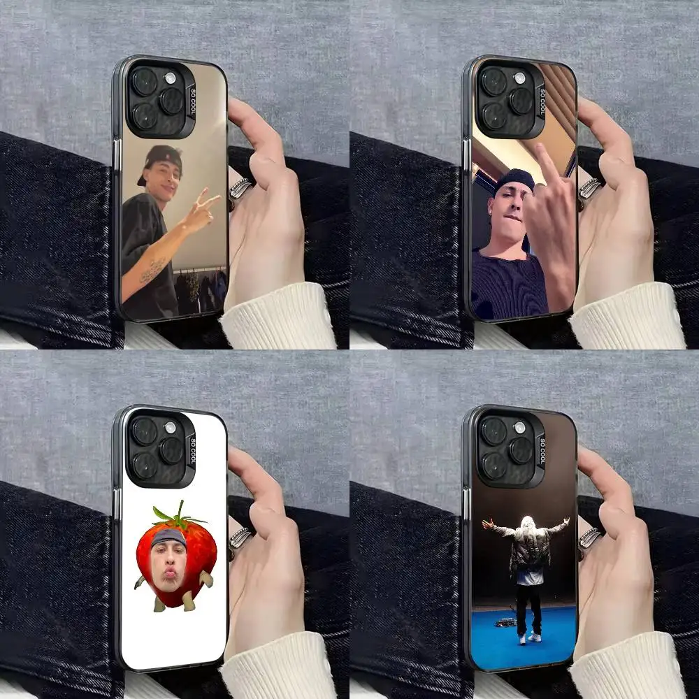 

T-Trueno Atrevido EN VIVO Phone Case For iPhone 15,17,11,14,13,16,12,E,Max,Plus,Air,Pro,Mini Black Matte Cover