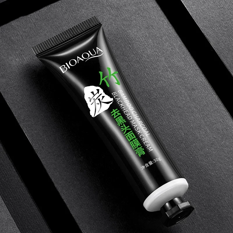 Bamboo Charcoal Nose Mask Cream Tearing Moisturize And Improve Acne Control Oil Remove Blackhead Clear Clean Pores Tender