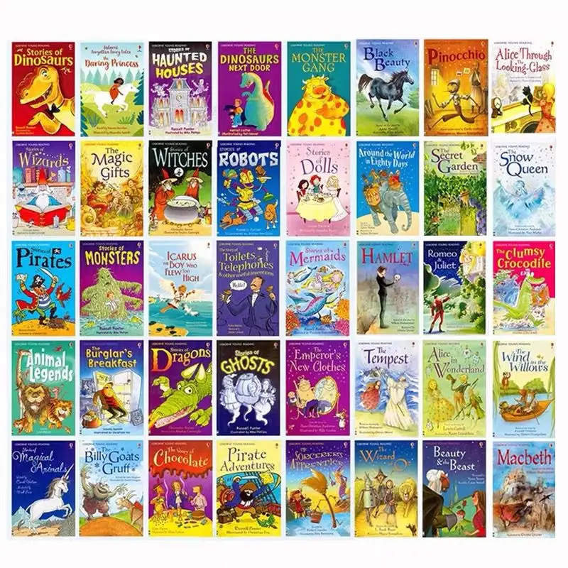 Random 10 book The Usborne Reading Collection Stage 3 English Book Child Kids Word Sentence Fairy Tale Book in English