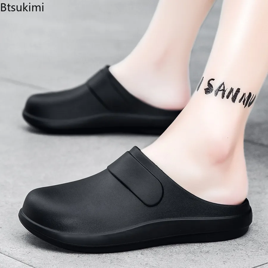 New Lighhtweight Waterproof Chef Shoes Operating Room Slippers Protective Work Shoes for Men Women Non-Slip Outdoor Casual Shoes
