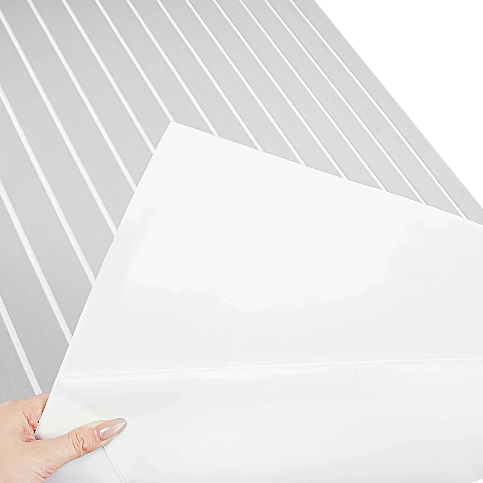 وسادة ذاتية اللصق لتزيين القارب، أرضيات القوارب البحرية مقاس 94.5 بوصة، ورقة تزيين من خشب الساج الصناعي من إسفنج EVA، سجادة يخت على سطح البحر