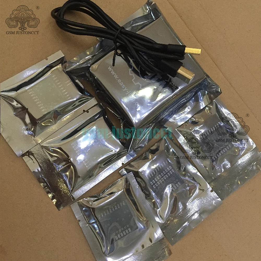 2019 Easy Jtag plus box и адаптер 5 (ПОЛНЫЙ КОМПЛЕКТ Адаптер JTAG 1-битный ISP 4-битный адаптер ISP U-образной розетки) + один кабель