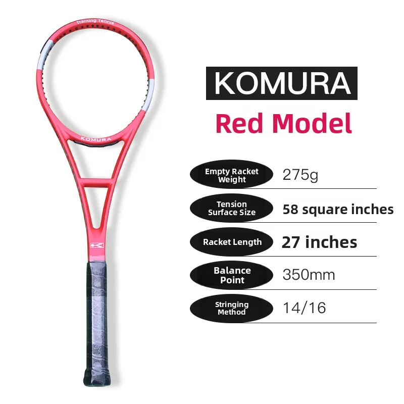 

New KOMURA Carbon Tennis Raet Ancient Village Dert Profional Training Single Player Tennis Practitioner