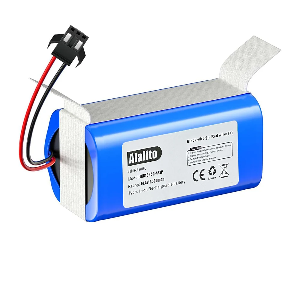 4000mAh Li-ion Battery for Conga Excellence 990 950 1090 1790 1990 2290 Ultra, for Proscenic 850T, for Venga 3000 Vacuum Cleaner