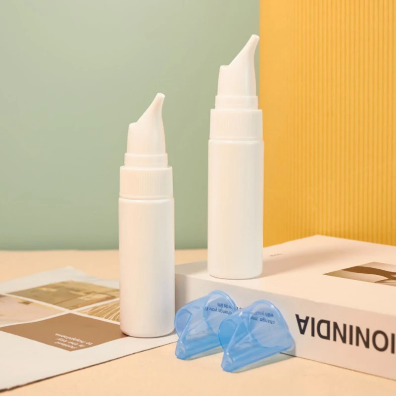 Tragbare Nasendusche, Nasenspülreiniger, feiner Nebel, Zerstäuber, Sprühflasche, leerer Reise-Flüssigkeitsbehälter