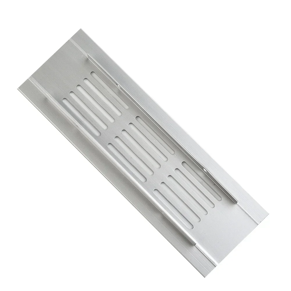 New Cupboard Ventilation Grille Fitting Grille Cover Multi-size 1x 50mm Accessories Aluminum Alloy Rectangular