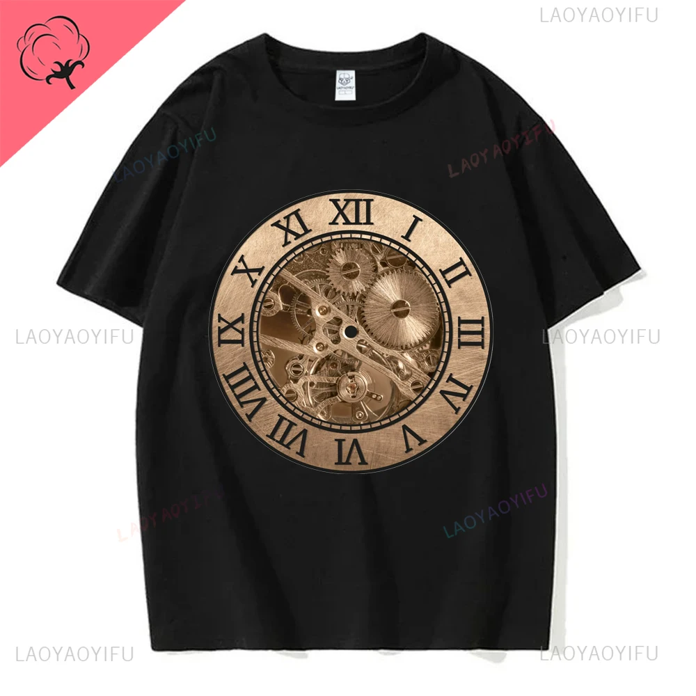 Hot Sale Watch Collector Vintage Graphic Printed Tshirt Watchmaker Clockmaker Streetwear Casual Fashion Cotton Y2K Man T-shirt