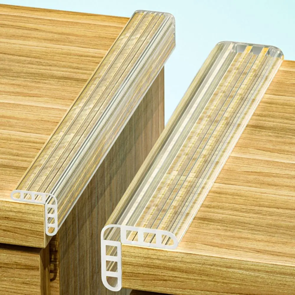 Paraurti per mobili con airbag di sicurezza per bambini, anti-collisione, trasparente, autoadesivo, per bordi del tavolo