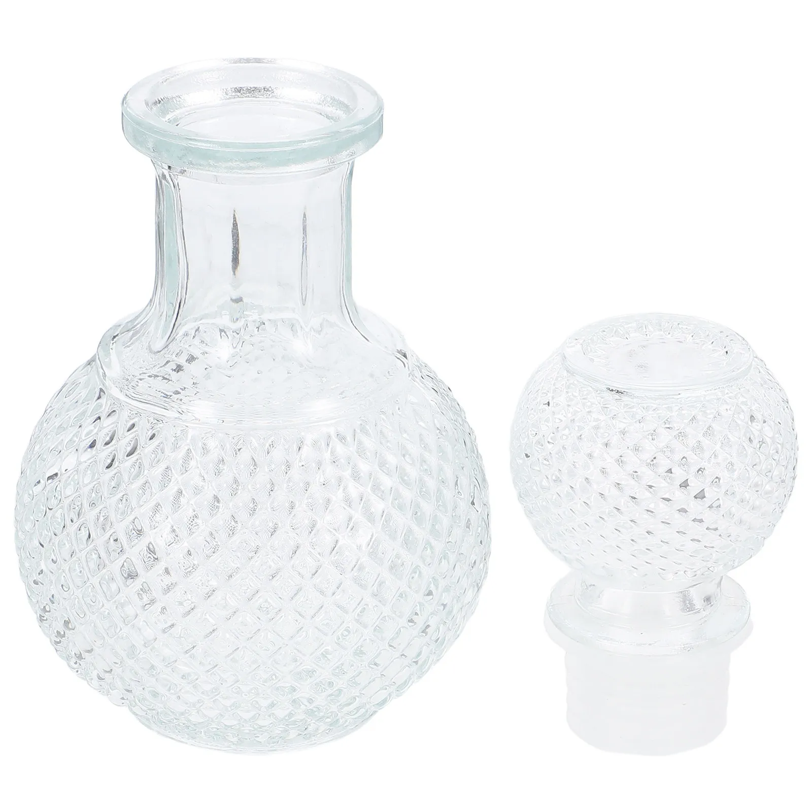 

Glass Liquor Dispenser 250Ml Whiskey Decanter Stopper Bar Bartender Whiskey Glass Dispenser Brandy Liquor Bottle Pourer