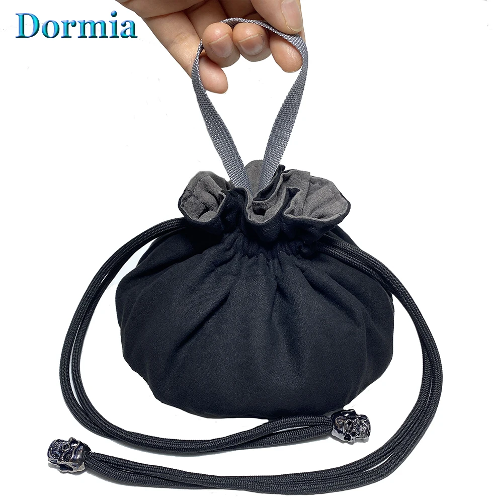 Dice Bag Pouch Storage Bag  Multifunction Portable Drawstring Pouch High Quality Velvet Ingenious Design for Packing DND Dices