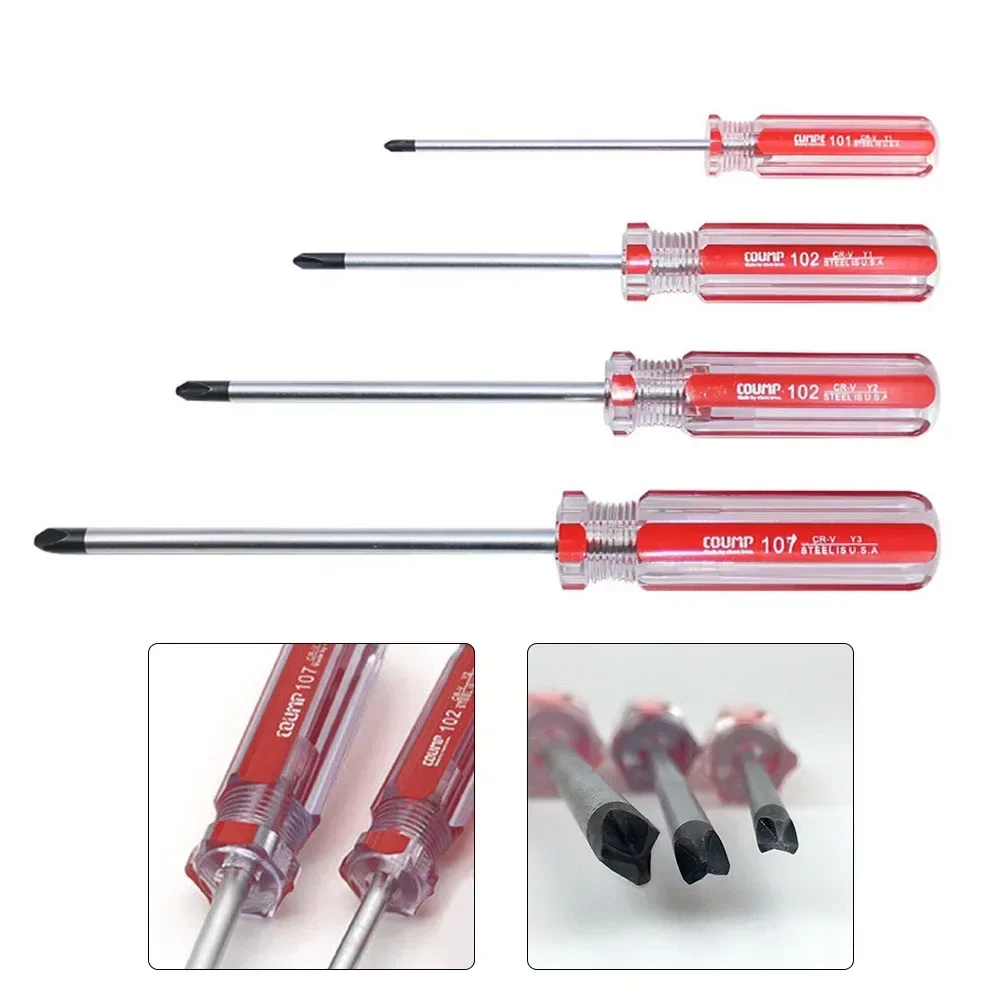 4pcs 3/4/5/6mm Y-shaped Tri Wing Screwdriver Magnetic Nonslip Grip Steel Screwdriver Precision Hand Repair Tool Set