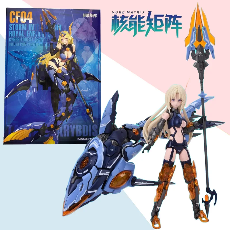

Оригинальный NUKE MATRIX CF04 Cyber ​ ​ Forest Fantasy Girls Storm Interceptor Royal Enforcer TANYA CHARYBDIS Сборная модель игрушки в подарок