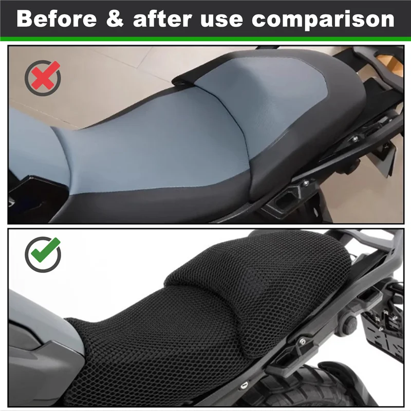 

AB56-для HONDA CB190TR Защитная подушка Дышащая 3D сетчатая крышка сиденья Аксессуары для мотоциклов