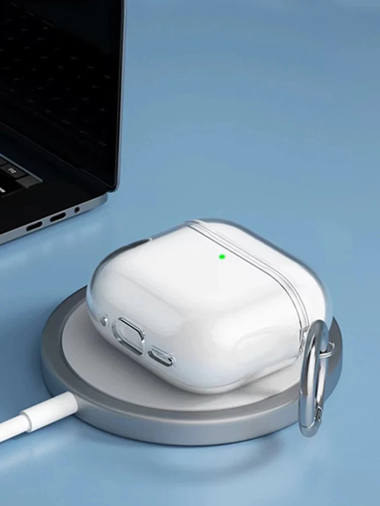 2025 For airpods 4generation airpods 4 Bluetooth Earphones ANC Wireless Headphones Earbuds Noise Cancelling Transparent TPU Case image 6