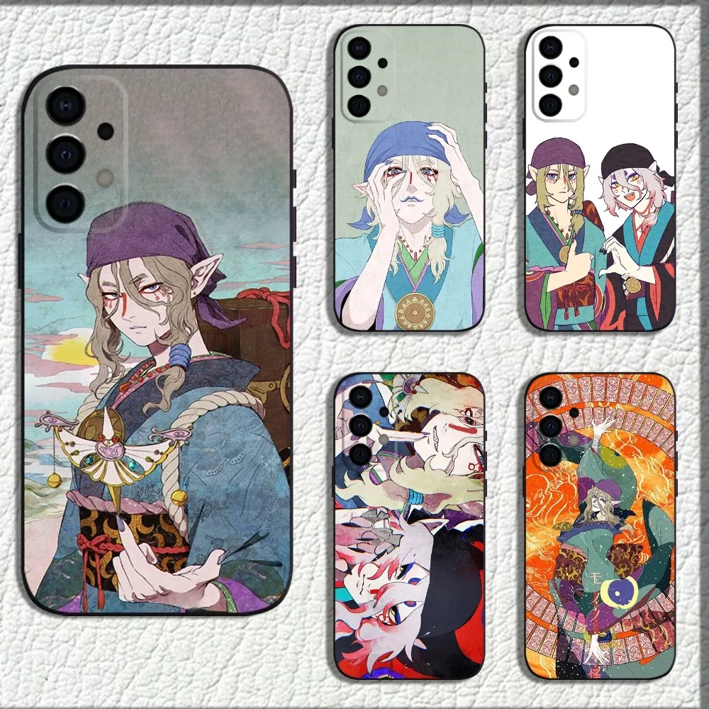 Mononoke Medicine seller Kusuriuri Phone Case For Samsung Galaxy A13,A21s,A22,A31,A32,A52,A53,A71,A80,A91 Soft Black Shell