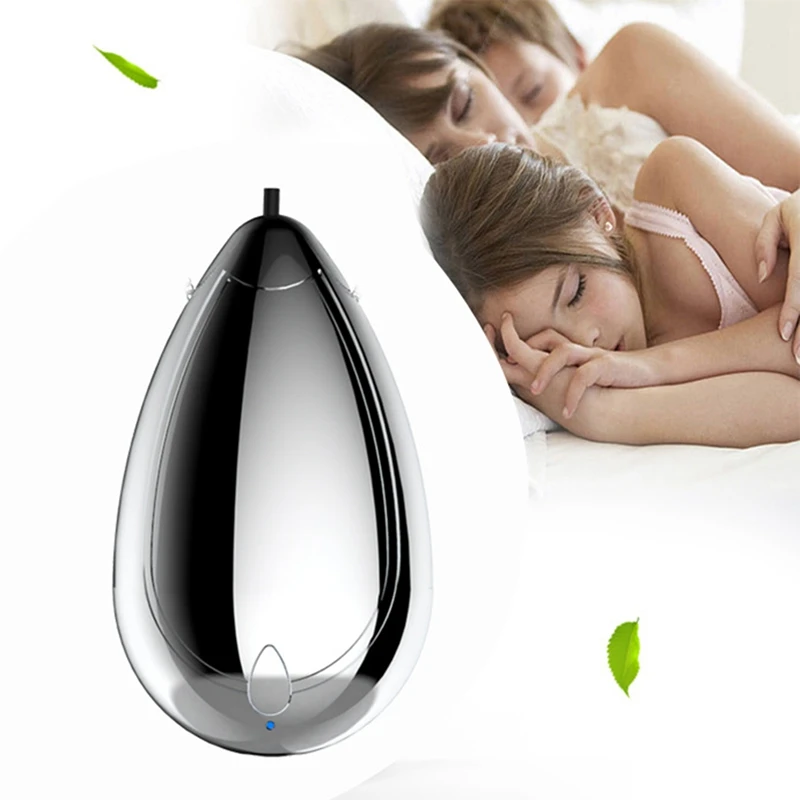 Mini purificador de aire portátil, purificador de humo de carga USB, collar, tamaño Personal de viaje