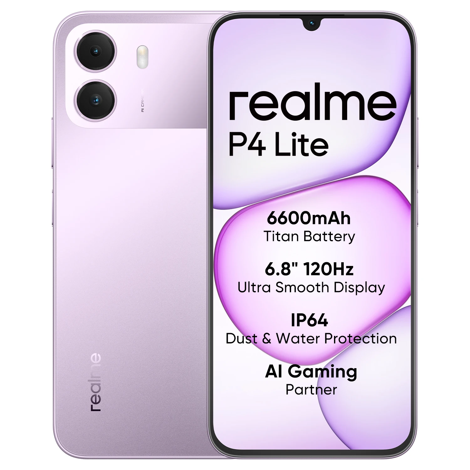 T�l�phone realme P4 lite