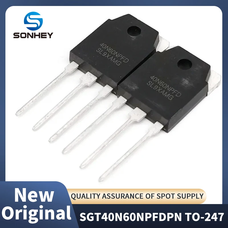 (10Pcs/Lot) 100% New Imported Original SGT40N60NPFDPN SGT40N60NPFD 40N60NPFD SGT40N60FD2PN 40N60FD2 TO-247 IGBT Tube 40A 600V