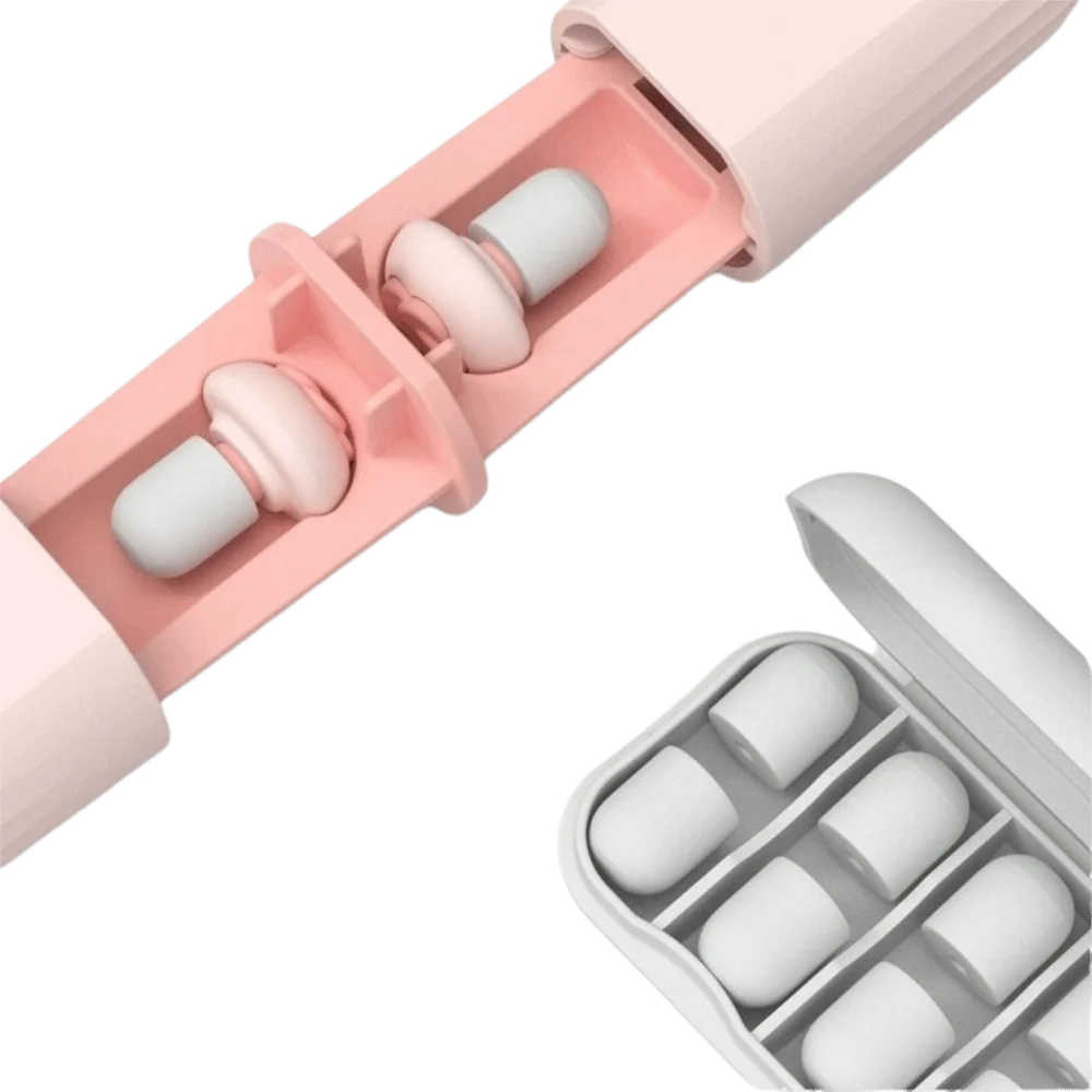 قابلة لإعادة الاستخدام إلغاء الضوضاء سدادات عازلة للصوت لينة سيليكون عزل الصوت سدادات كتم رغوة الذاكرة سماع سدادات الأذن الآمنة