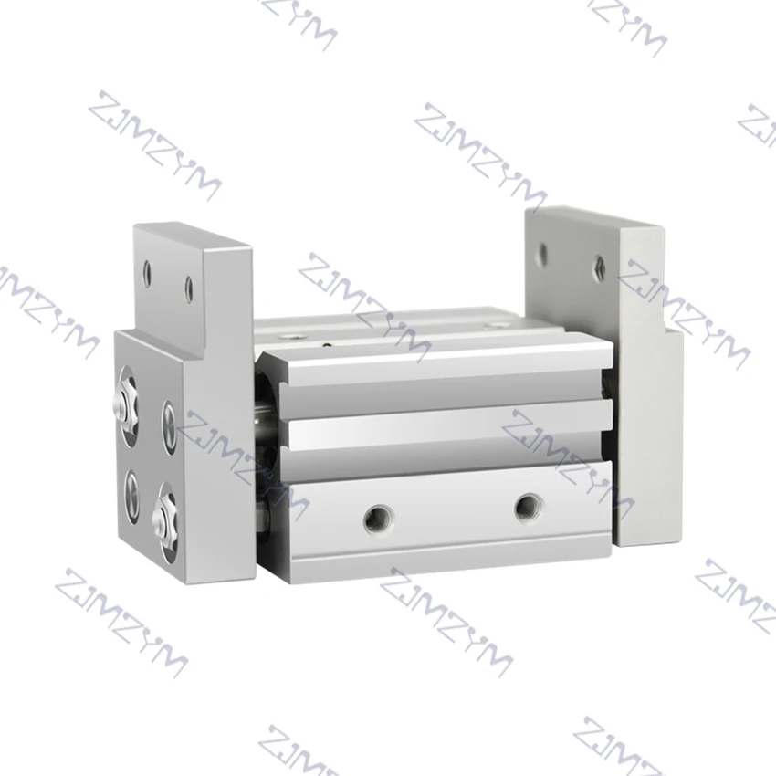 Imagem -02 - Cilindro Pneumático do Dedo Garra de Gás Cilindro de ar tipo Largo Prendedor de ar Curso Paralelo 40 mm D-z73 Interruptor Automático Mhl220d