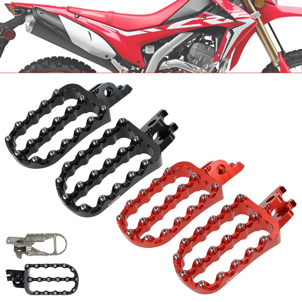 

For 2018-2021 Honda CRF1000L Africa Twin Motorcycle Foot Pedals Wide Footpegs Footrests for Honda CRF1100 2020 2021 2022 2023