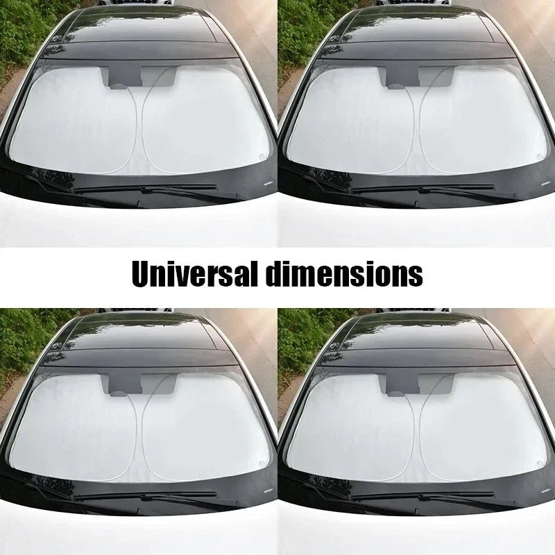 Car Front Window Sunshade Cover Sun Shade Windshield Visor Windscreen Folding Auto UV Protection Curtain Styling Accessories