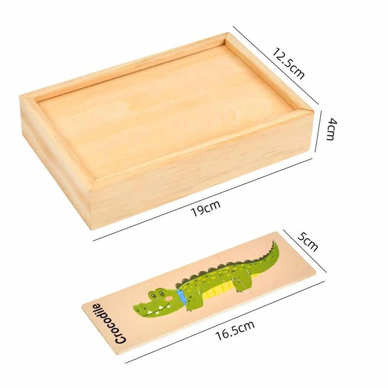 

Educational Wooden Animal Puzzles Learning Toy for Children Math Development Number Matching Board Preschool