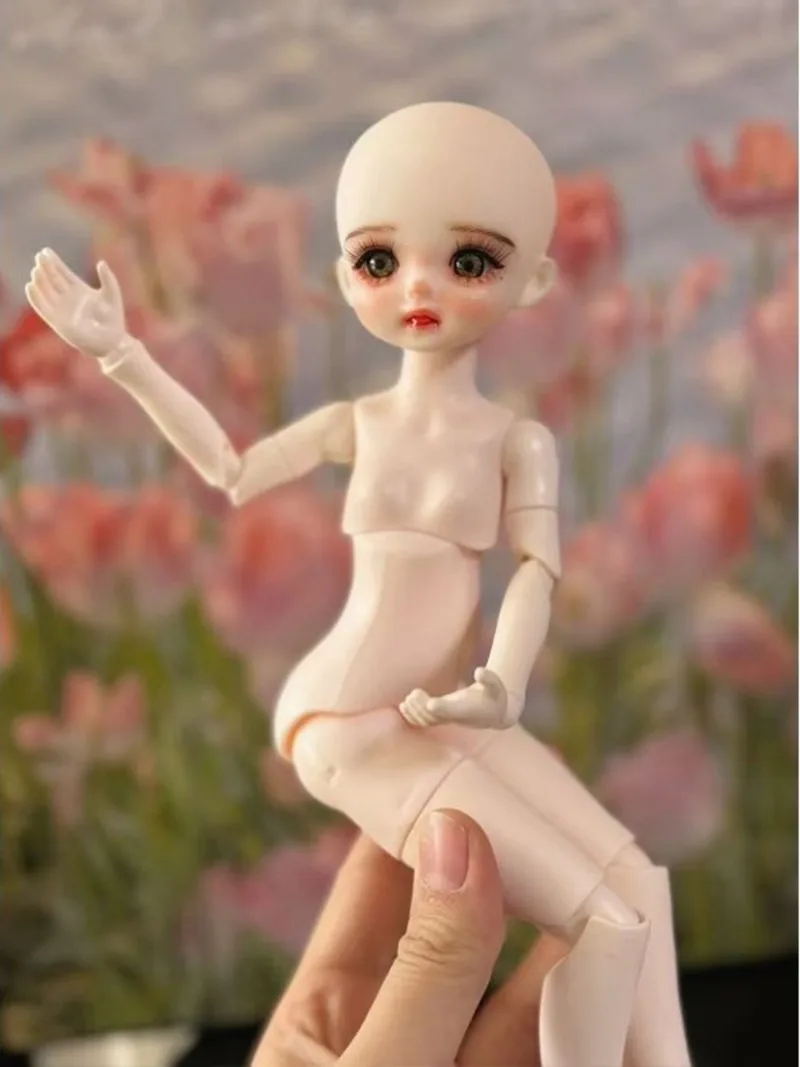 اليدوية ماكياج 1/6 BJD دمية لطيف 30 سنتيمتر الجنية دمية رئيس أو دمية كاملة الميكانيكية المشتركة المنقولة الجسم الفتيات DIY بها بنفسك فستان لعبة هدية