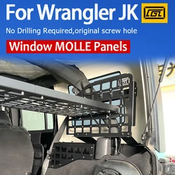 For Jeep Wrangler JK 4-door Hardtop 2007-2017 Accessories Storage Panel Car Rear Trunk Debris Rack Car-Styling