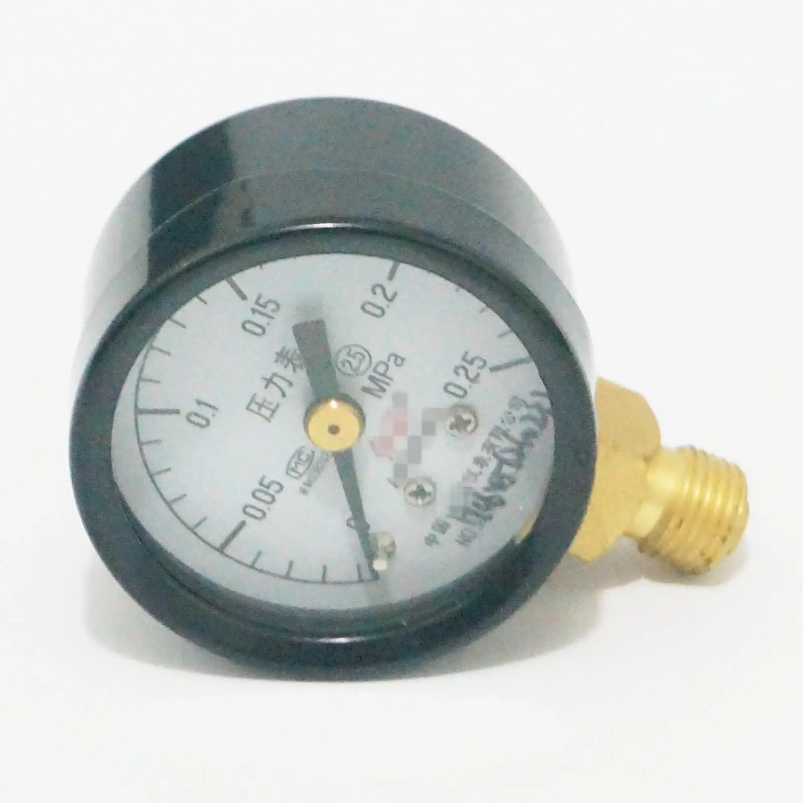 0-0.25Mpa Measurement Range Y-40 Radial Mount M10x1 Air Compressor Pressure Gauge Dial Diam 40mm Pneumatic Parts