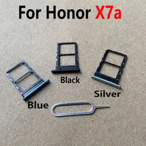 Bilashmart Huawei Honor X7a SIM Card Tray Holder Slot Micro SD Adapter Repair Parts RKY LX1 RKY LX2