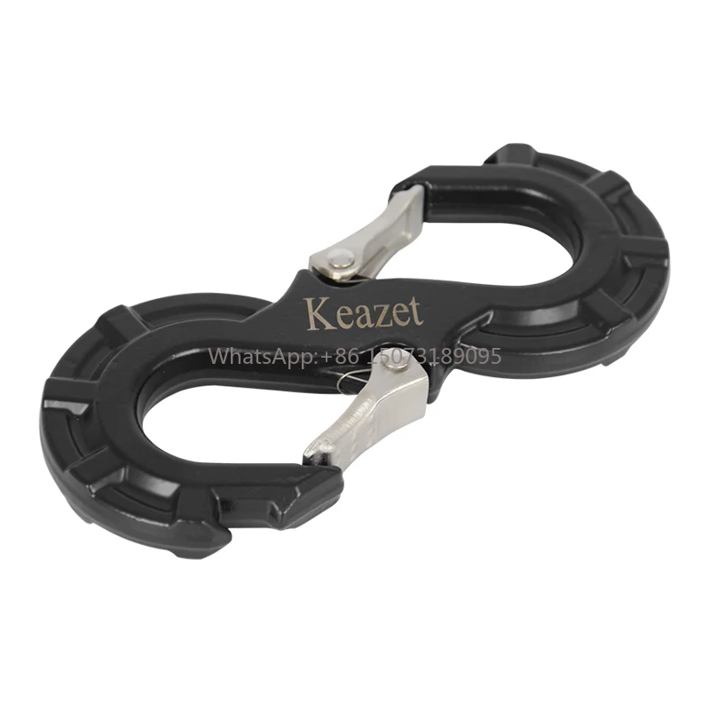 Accesorios para coche, enganche de remolque forjado, remolque todoterreno, gancho de remolque tipo S, piezas de reacondicionamiento