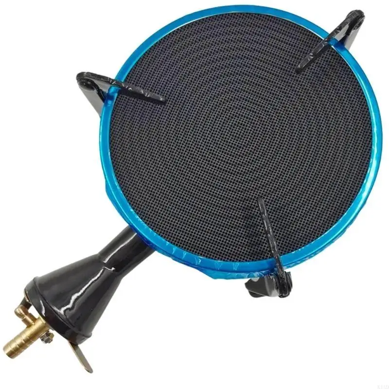 K1AD鉄プロパンバーナープロパンガス赤外線燃焼ストーブバーベキュー調理器具ツール効率的な屋外調理に適しています