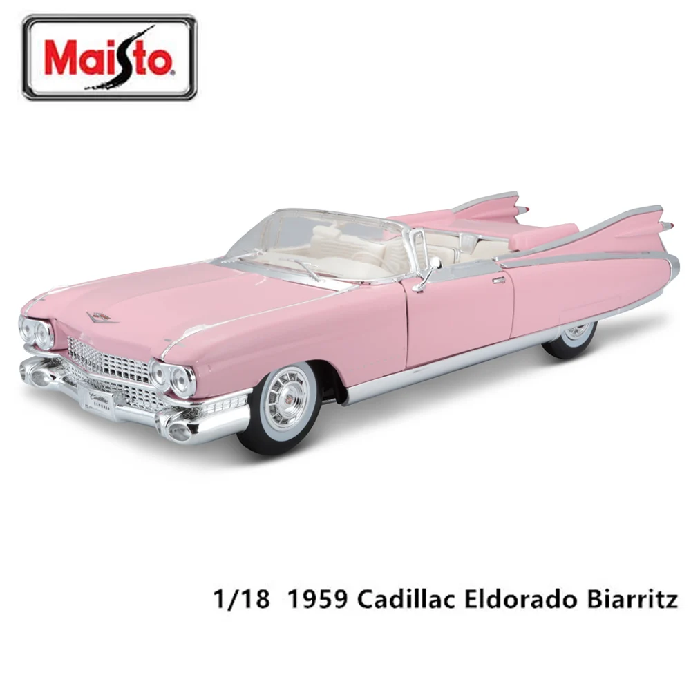 

Maisto 1:18 1959 Cadillac Eldorado Biarritz Brand Alloy Car Model Static Die Casting Model Collection Gift Toy Gift Giving