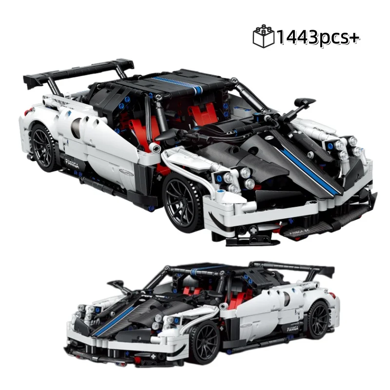 

1:14 Technical DIY Creative Sport Car Building Blocks Model Collection Gifts MOC Assemble Vehicle Bricks Toys For Adult Boys
