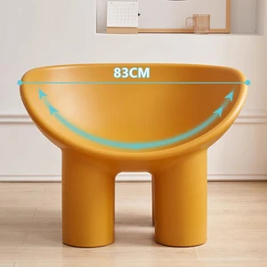 Nordische Plastik -Esszimmerstühle, Wohnzimmer, fauler Büro, Modesschlafzimmer, Möbeldekoration, Luxusmöbel 6 Hauptverkäufe Luxus -Esszimmerstühle - №4