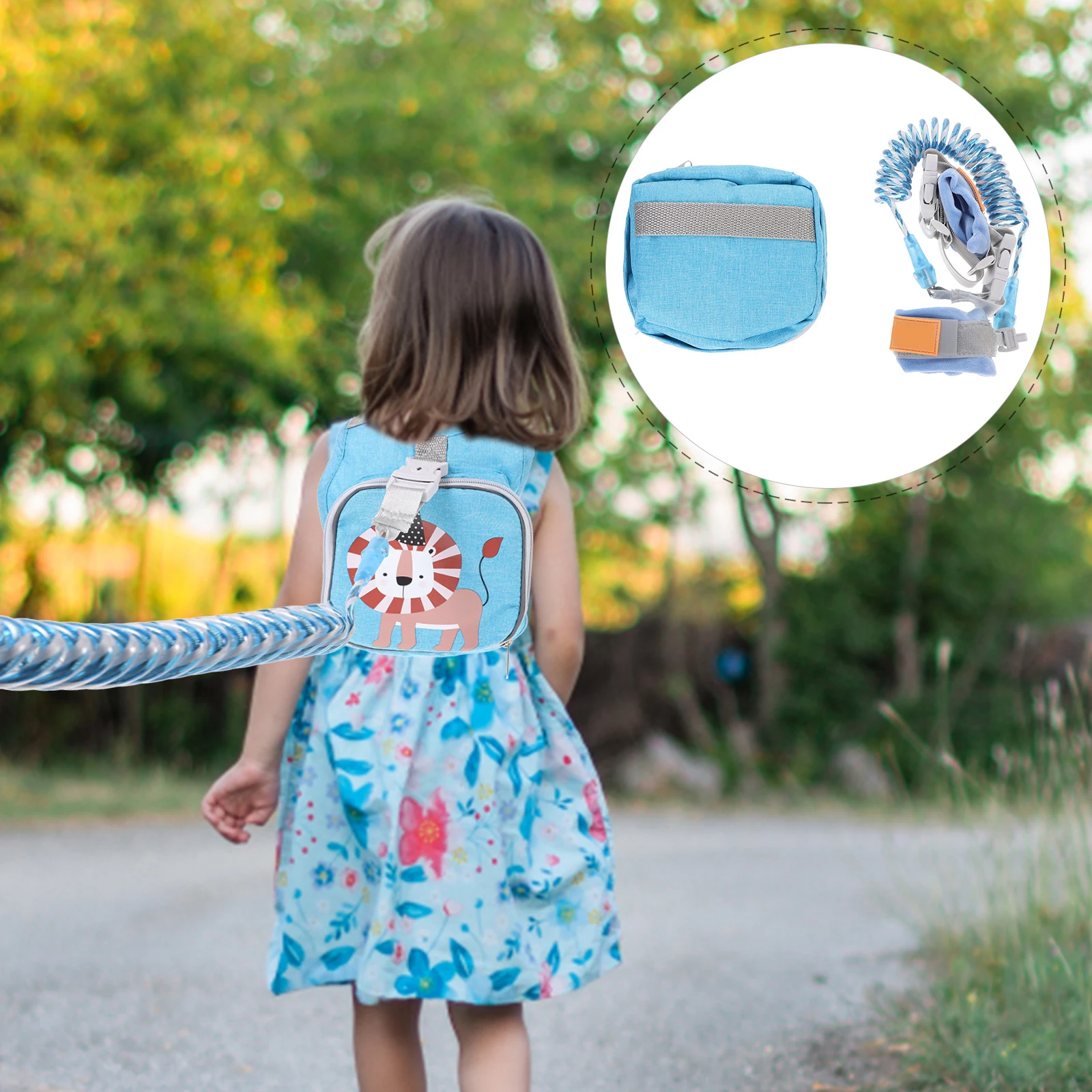 1Set Anti-Verlust-Rucksackleine für Kleinkinder, bezauberndes Löwen-Design, abnehmbares Geschirr mit reflektierendem Sicherheitsgurt, Outdoor-Walking