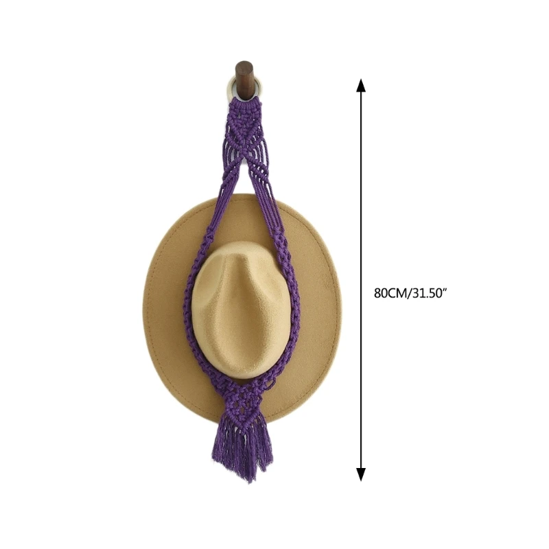 Appendini per cappelli Boho da parete Appendiabiti per cappelli da donna bohémien Cappello da donna bohémien
