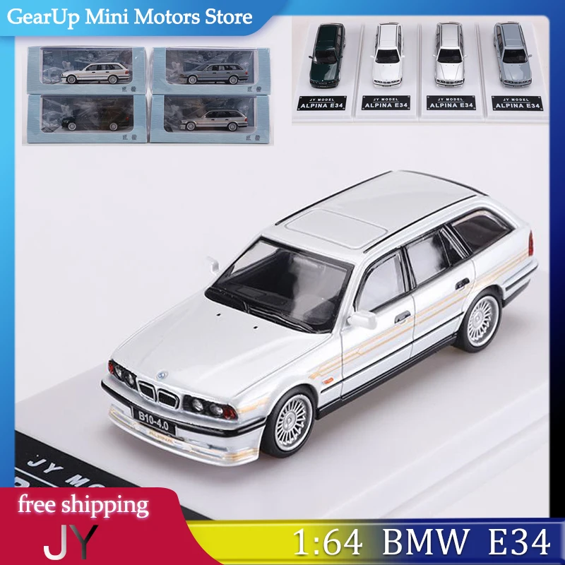 

JY 1:64 BMW E34 ALPINA B10 Touring Alloy Diecast Model Collectible Simulation Car with Premium Details for Display Enthusiasts