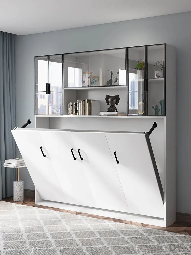 Invisible Bed Flip Folding Bed Flip-up Bed Murphy Bed Wardrobe Integrated Wall Bed Hidden Bed Hardware Accessories