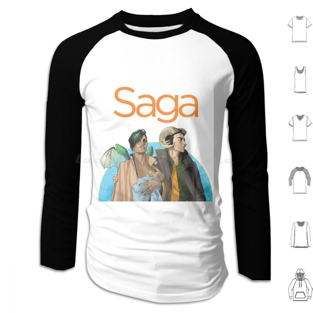 Sudadera con capucha Saga-Comic de algodón de manga larga Saga Comic Libros de historietas Novela gráfica Cómics Saga Series Saga Comic Superhéroe Feminismo